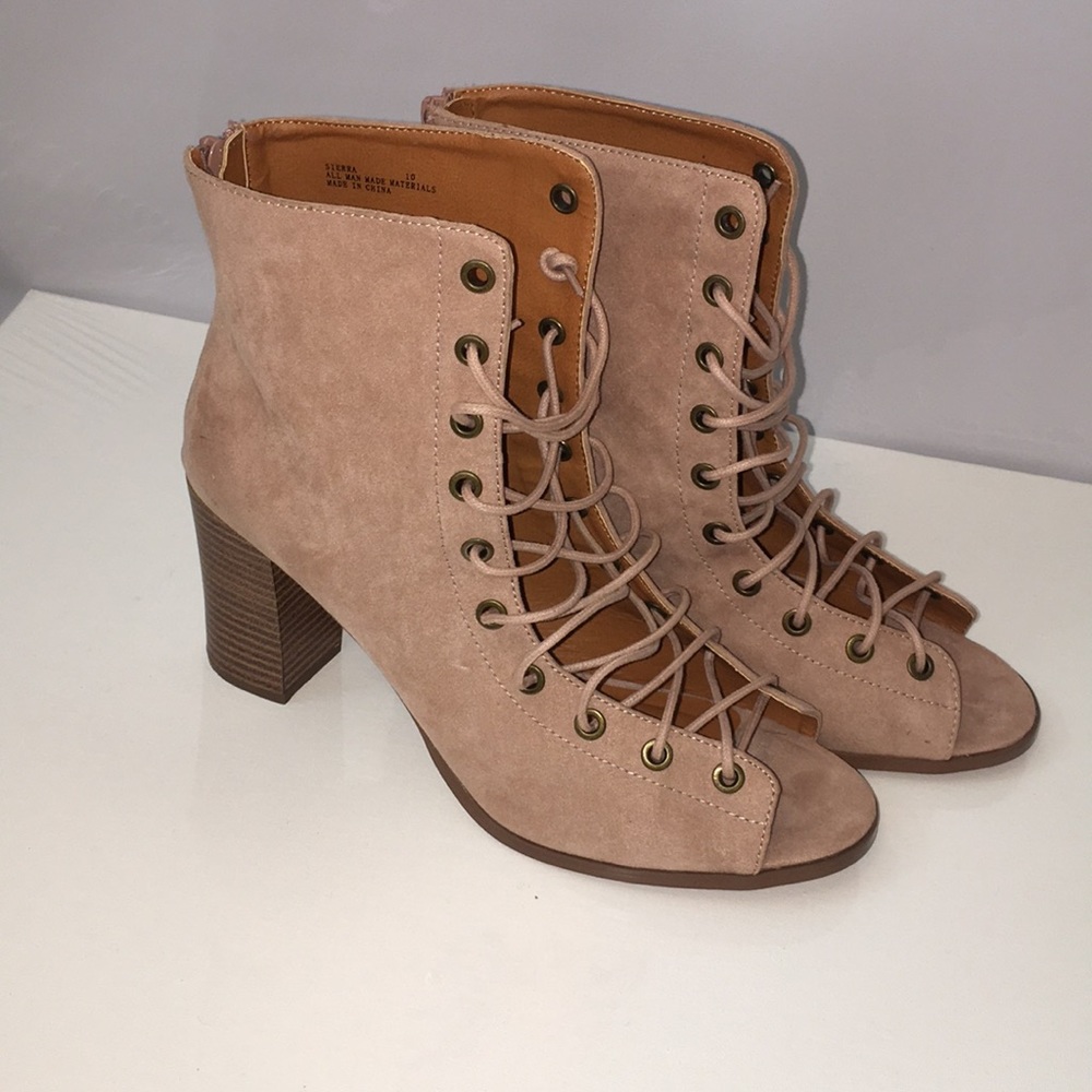 Charlotte Russe Laceup Bootie
